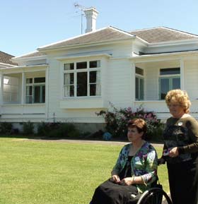 Edith & Rose at Wilson Home